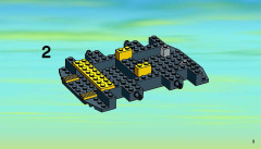 LEGO 7249 instructions page 3 – build guide
