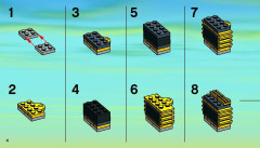 LEGO 7249 instructions page 4 – build guide
