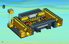 LEGO 7249 instructions page 10 – build guide
