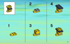 LEGO 7249 instructions page 11 – build guide