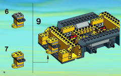 LEGO 7249 instructions page 12 – build guide