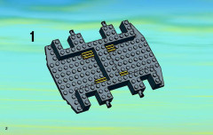LEGO 7249 instructions page 2 – build guide