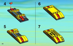 LEGO 7249 instructions page 20 – build guide
