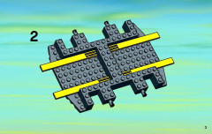 LEGO 7249 instructions page 3 – build guide