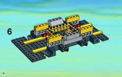 LEGO 7249 instructions page 8 – build guide
