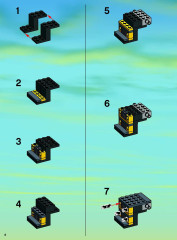 LEGO 7249 instructions page 8 – build guide