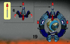 LEGO 7252 instructions page 19 – build guide