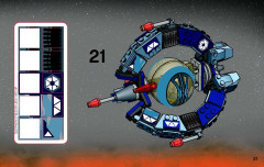 LEGO 7252 instructions page 21 – build guide