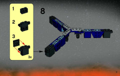 LEGO 7252 instructions page 7 – build guide