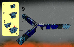LEGO 7252 instructions page 8 – build guide