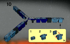 LEGO 7252 instructions page 9 – build guide