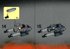 LEGO 7256 instructions page 8 – build guide