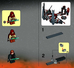 LEGO 7257 instructions page 2 – build guide