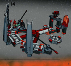 LEGO 7257 instructions page 25 – build guide