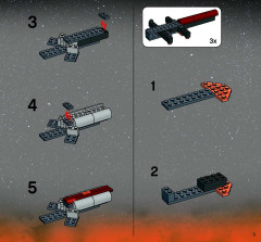 LEGO 7257 instructions page 3 – build guide