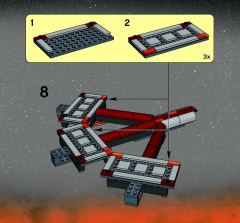 LEGO 7257 instructions page 7 – build guide