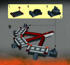 LEGO 7257 instructions page 8 – build guide