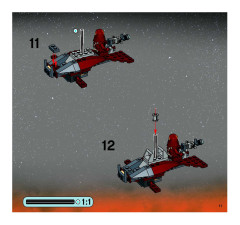 LEGO 7258 instructions page 11 – build guide