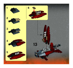 LEGO 7258 instructions page 12 – build guide