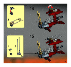 LEGO 7258 instructions page 13 – build guide