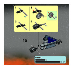 LEGO 7258 instructions page 18 – build guide