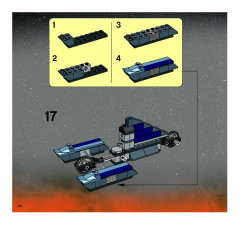 LEGO 7258 instructions page 20 – build guide