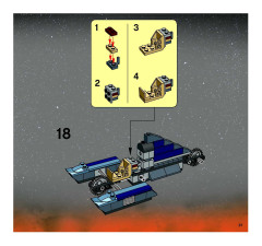 LEGO 7258 instructions page 21 – build guide