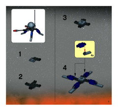 LEGO 7258 instructions page 3 – build guide
