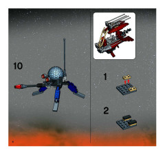 LEGO 7258 instructions page 6 – build guide
