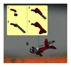 LEGO 7258 instructions page 9 – build guide