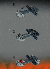 LEGO 7260 instructions page 3 – build guide