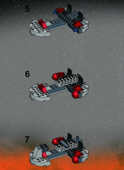 LEGO 7260 instructions page 4 – build guide