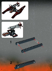 LEGO 7260 instructions page 8 – build guide