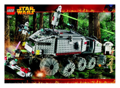 LEGO 7261 instructions page 1 – build guide
