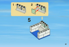 LEGO 7285 instructions page 21 – build guide