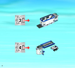 LEGO 7288 instructions page 2 – build guide