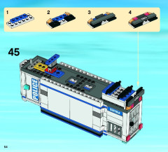 LEGO 7288 instructions page 54 – build guide