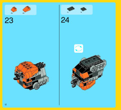 LEGO 7291 instructions page 12 – build guide