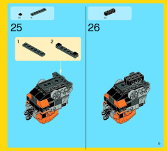 LEGO 7291 instructions page 13 – build guide