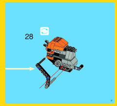 LEGO 7291 instructions page 17 – build guide