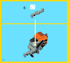 LEGO 7291 instructions page 20 – build guide