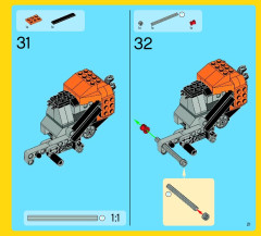 LEGO 7291 instructions page 21 – build guide