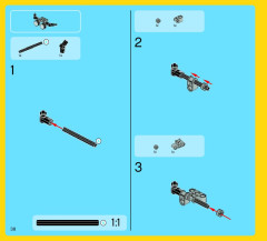 LEGO 7291 instructions page 38 – build guide