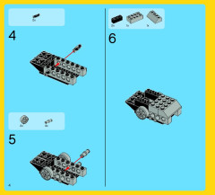 LEGO 7291 instructions page 4 – build guide