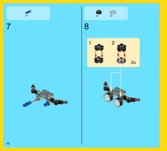 LEGO 7291 instructions page 40 – build guide