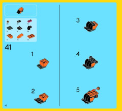 LEGO 7291 instructions page 42 – build guide