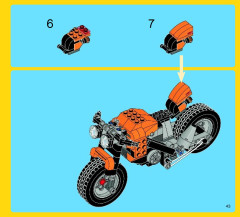 LEGO 7291 instructions page 43 – build guide