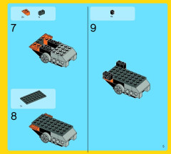 LEGO 7291 instructions page 5 – build guide