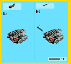 LEGO 7291 instructions page 8 – build guide