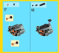 LEGO 7291 instructions page 9 – build guide